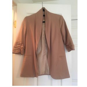 Aqua tan blazer